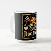 Hond Moeder – Trots Hondenmoeder Liefde Koffiemok (Voorkant links)