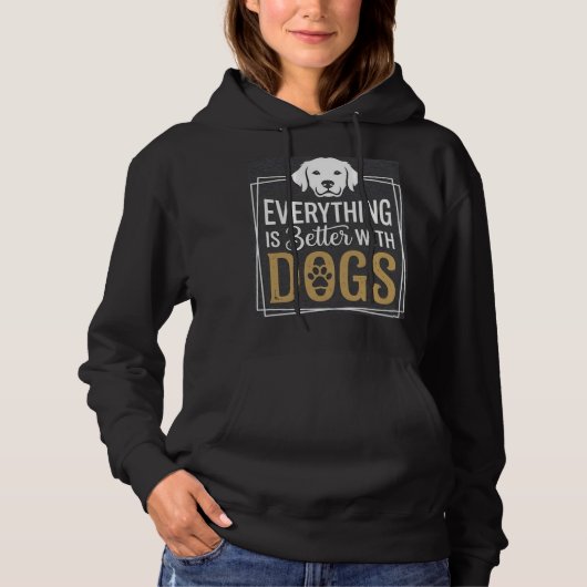 Hond Moeder Trui Hoodie (Voorkant)