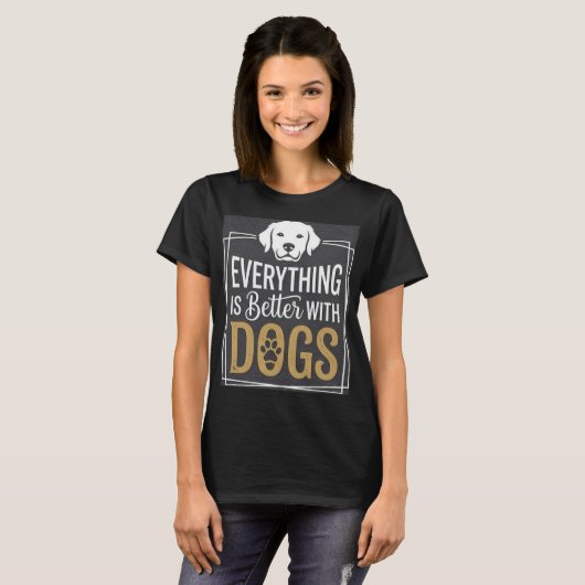 Hond Moeder Tshirt (Voorkant volledig)