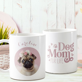 Hond Moeder Vacht Leven Foto Koffiemok