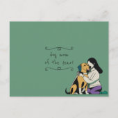 Hond Moeder van het Jaar Briefkaart (Voorkant)