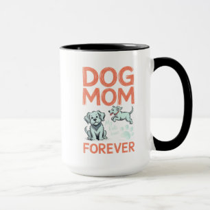 Hond Moeder Voor Altijd Cute Puppy Design Mok