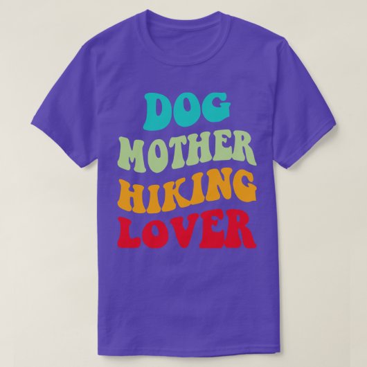 Hond Moeder Wandelliefhebber III T-shirt (Design voorkant)