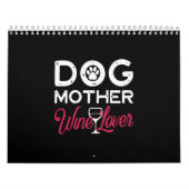 hond moeder wijnliefhebber kalender (Hoes)