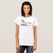 Hond Moeder Yoga Lover-Grappig T-shirt (Voorkant volledig)