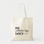 Hond Moeder Yoga Lover-Grappig Tote Bag (Voorkant)