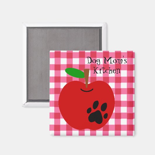 Hond Moeder's Apple Koelkast Magneet (Voorkant / Achterkant)