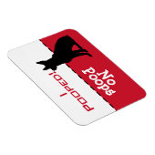 Hond moet gaan Potty Poop Magnet, Duitse Herder Magneet (Rechterzijde)