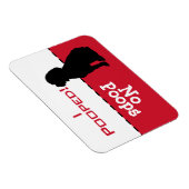 Hond moet naar Potty Poop Magnet, Beagle Hound Magneet (Rechterzijde)