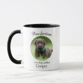 Hond mok met foto (Links)