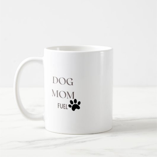 Hond Mom Fuel | Schattigee koffiebeker voor dieren Koffiemok (Links)