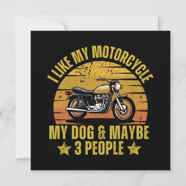 Hond Motorfiets (Voorkant)