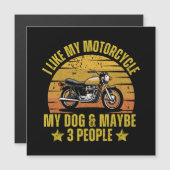 Hond Motorfiets (Voorkant / Achterkant)