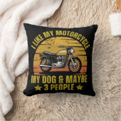 Hond Motorfiets Kussen (Deken)