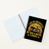 Hond Motorfiets Notitieboek (Binnen)