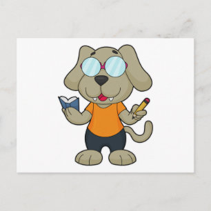 Hond Nerd Bril Briefkaart