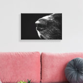 Hond neus verpakt Canvas Afdruk (Insitu (Woonkamer))