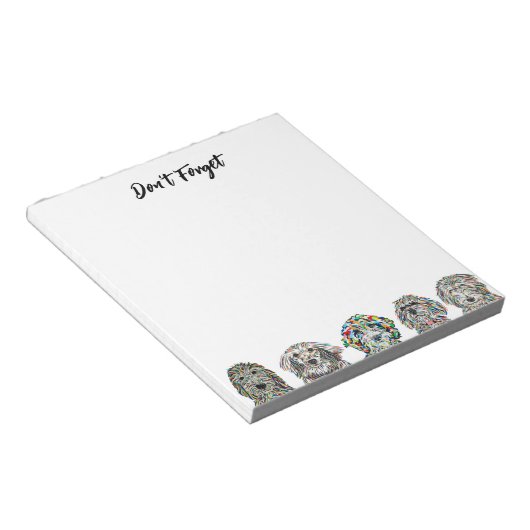 Hond Notitieblok (Schuin)