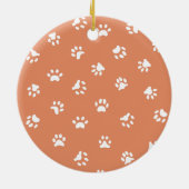 Hond of kat gedenkteken schattige regenboog keramisch ornament (Achterkant)