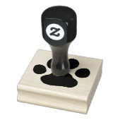 Hond- of kattenpootafdruk rubberstempel (Stempel)
