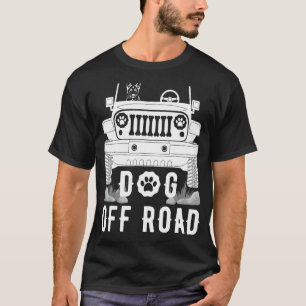 Hond Off Road Duitse Herdershond Rijdt Op Een Auto T-shirt