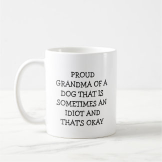 Hond oma, gepersonaliseerd met foto en naam koffiemok