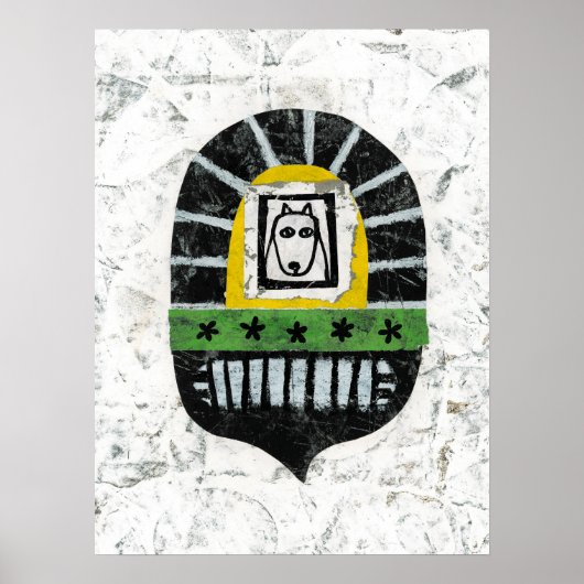 Hond onder de brug Posters muurkunst (Voorkant)