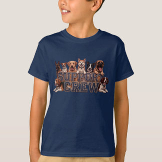 Hond Ondersteuningsteam Multi Ras Eigenaar Kindere T-shirt
