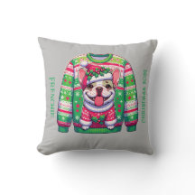 Hond ontwerp Franse bulldog Kerst grappig