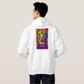 hond ontwerp hoodie (Achterkant volledig)
