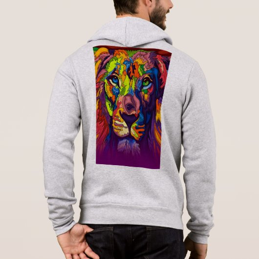 hond ontwerp hoodie (Achterkant)
