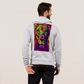 hond ontwerp hoodie (Achterkant volledig)