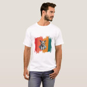 Hond ontwerp t-shirt (Voorkant volledig)