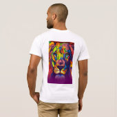 hond ontwerp t-shirt (Achterkant volledig)