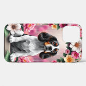 Hond ontwerppersonage in een charmante cartoonstij Case-Mate iPhone case (Achterkant (horizontaal))