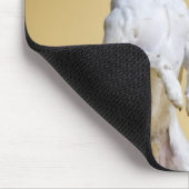 Hond op achterpoten muismat (Hoek)