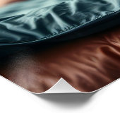 Hond op Bed Perfect Poster (Hoek)