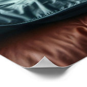 Hond op Bed Poster (Hoek)