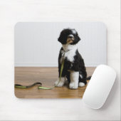 hond op de as muismat (Met muis)