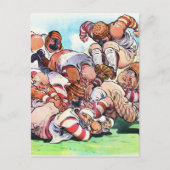 Hond op de Gridiron Briefkaart (Voorkant)