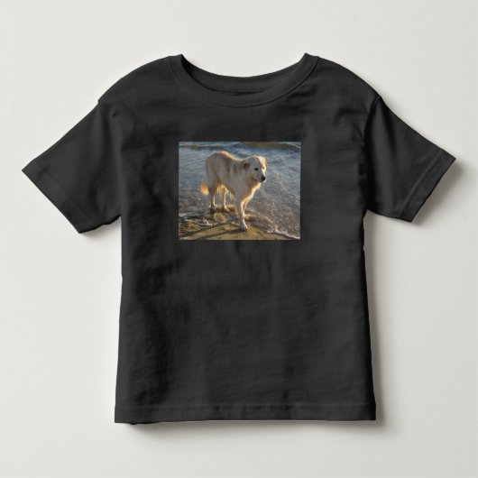 Hond op de Oever Kinder Shirts (Voorkant)
