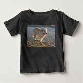Hond op het strand (Voorkant)