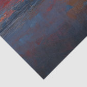 Hond op het strand kijkt naar de zonsondergang Dec Tissuepapier (Detail)
