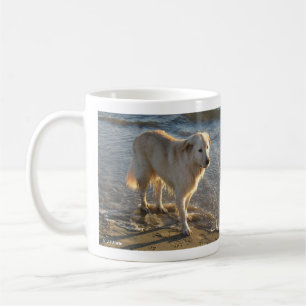 Hond Op Het Strand Koffiemok