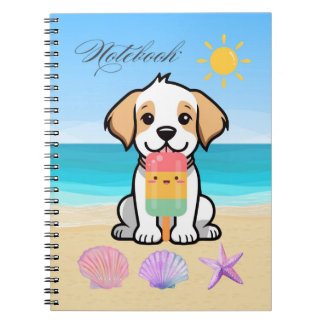 Hond op het Strand Notitieboek