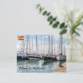 Hond op Paseo maritimo - Palma de Mallorca Briefkaart (Staand voorkant)