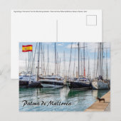 Hond op Paseo maritimo - Palma de Mallorca Briefkaart (Voorkant / Achterkant)