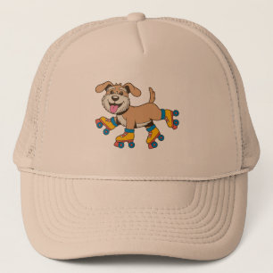 Hond op roller Schaatsen Hang op Ik zie een hond Trucker Pet