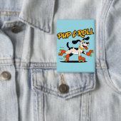 Hond op roller Schaatsen Pup & Roll Button (Insitu)