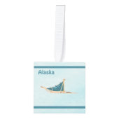 Hond op sneeuw - Alaska Decoratie (Voorkant)